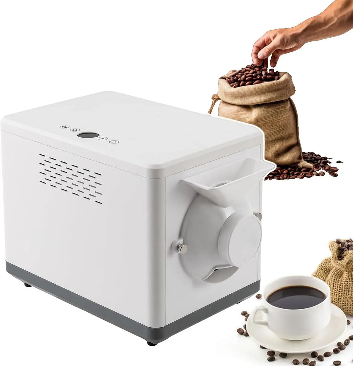 Macchina per Tostare, macchina da caffè elettrica, 110 V, 1500 G, touch, rimovibile, per Tostare I Chicchi di caffè da 1500 G