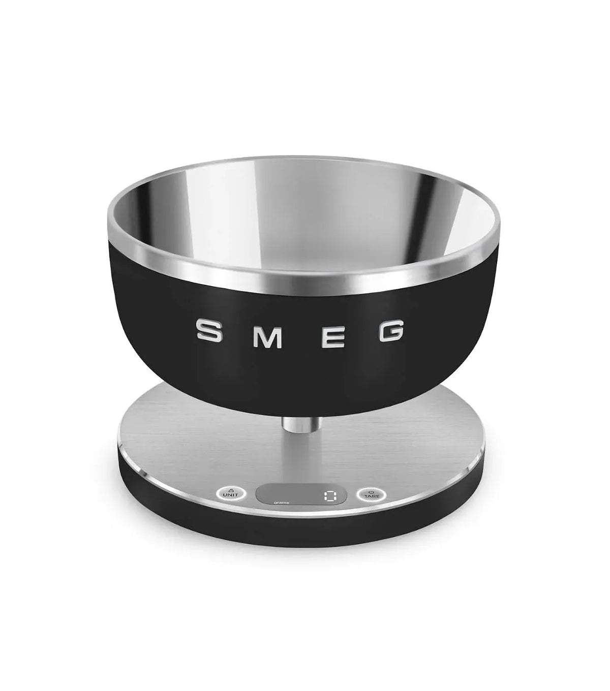 Smeg KSC01BLMWW Bilancia, 5 kg, acciaio inox, nero, Cucina Digitale KSC01BLMWW