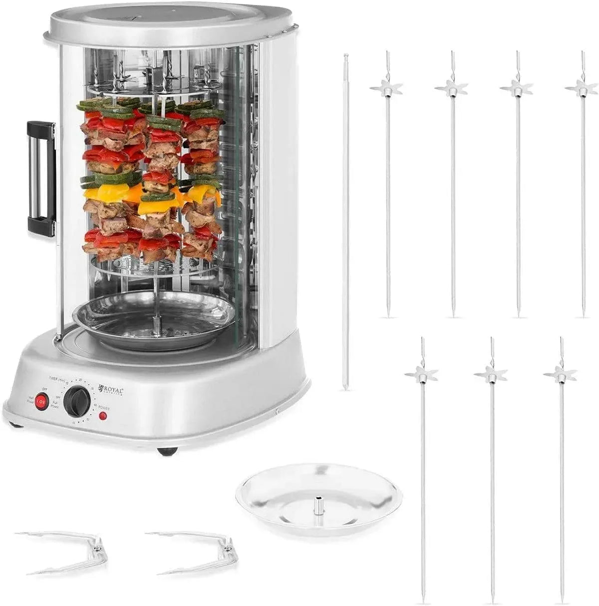 RCGV-1800-1 3-in-1 Grill, 1.800 W, timer, professionale, ristorazione
