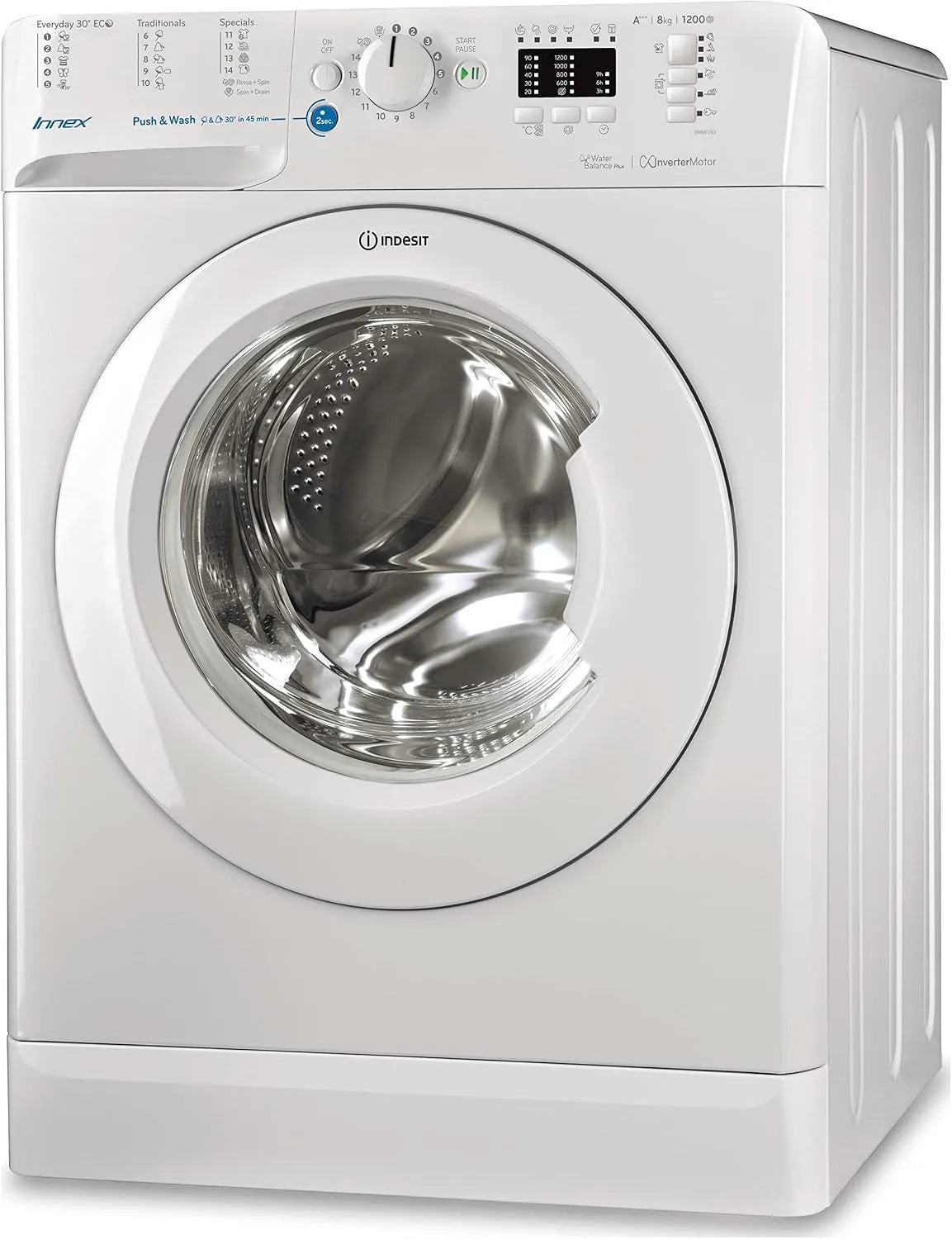 Lavatrice BWA 81283X, 8 kg, classe energetica E, bianco