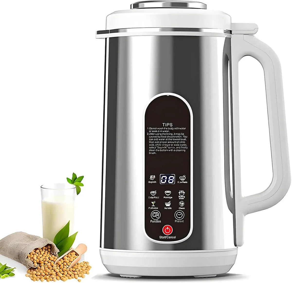 Macchina Per Latte, 800 W, 1200 Ml, timer, per Latte Di Soia Elettrica Da 800 W