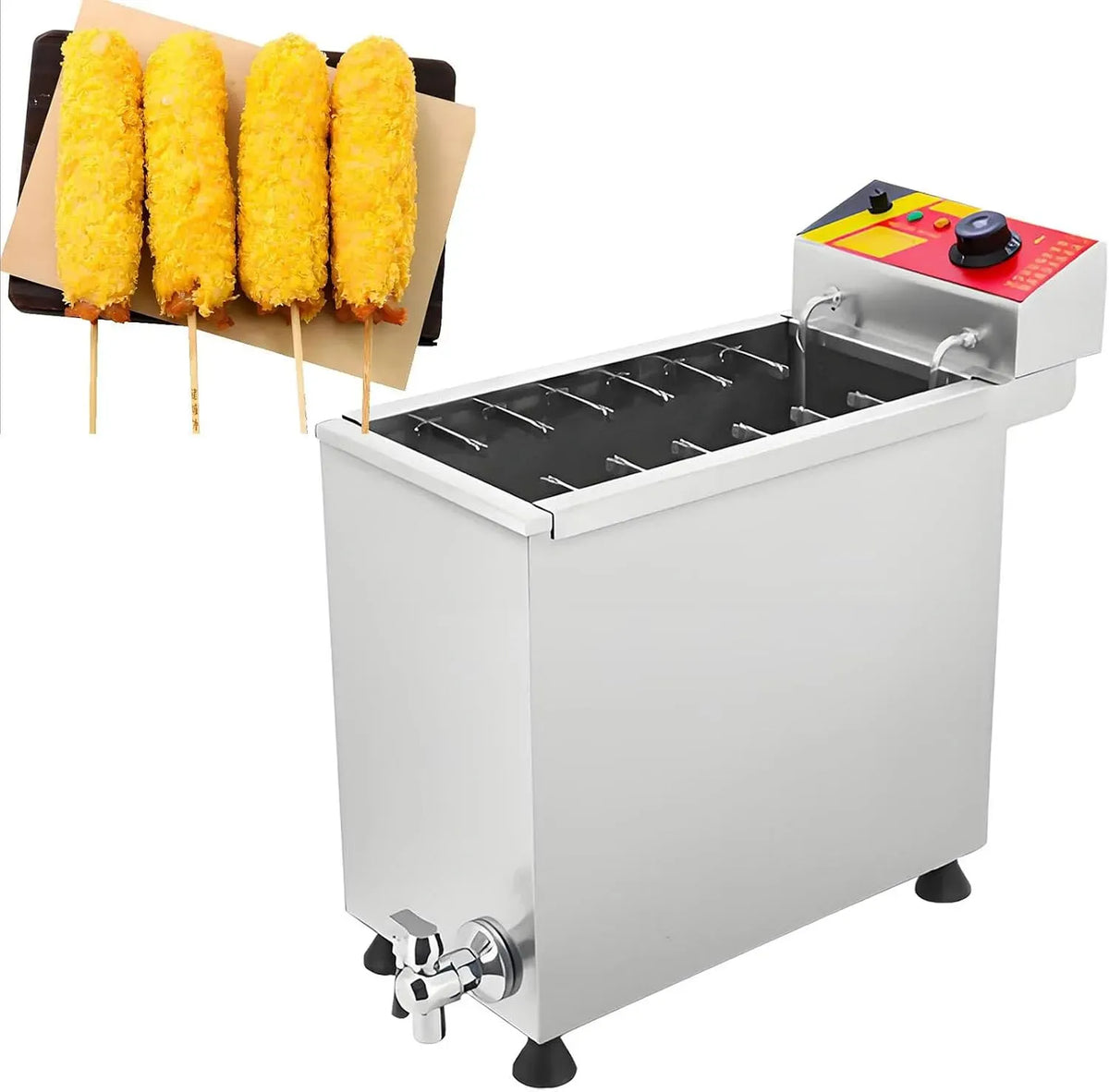 Macchina per Hot, 25 L, per Hot Dog al Formaggio e Mozzarella