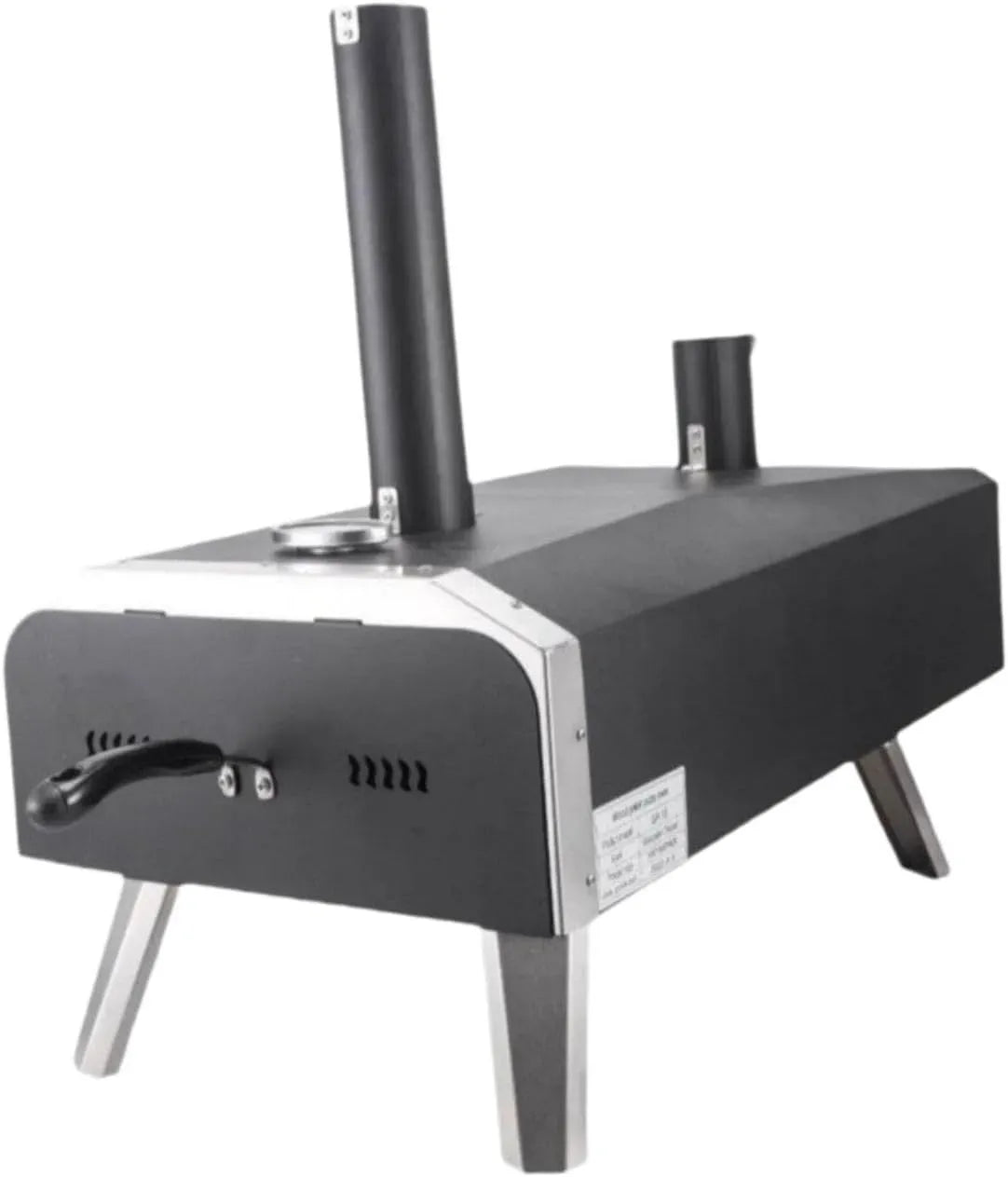 Forno elettrico per pizza, esterno, grill, acciaio inox