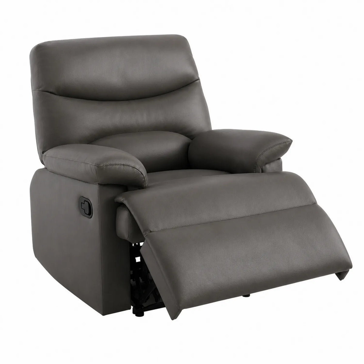 Poltrona Reclinabile in Similpelle Grigio