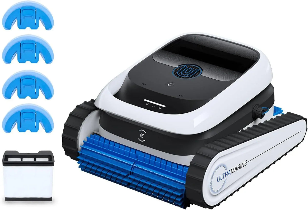 4800GPH robot pulitore per piscina, ECOVACS, Ultramarine P1 Robot Pulitore Piscine Aspirazione Potenza
