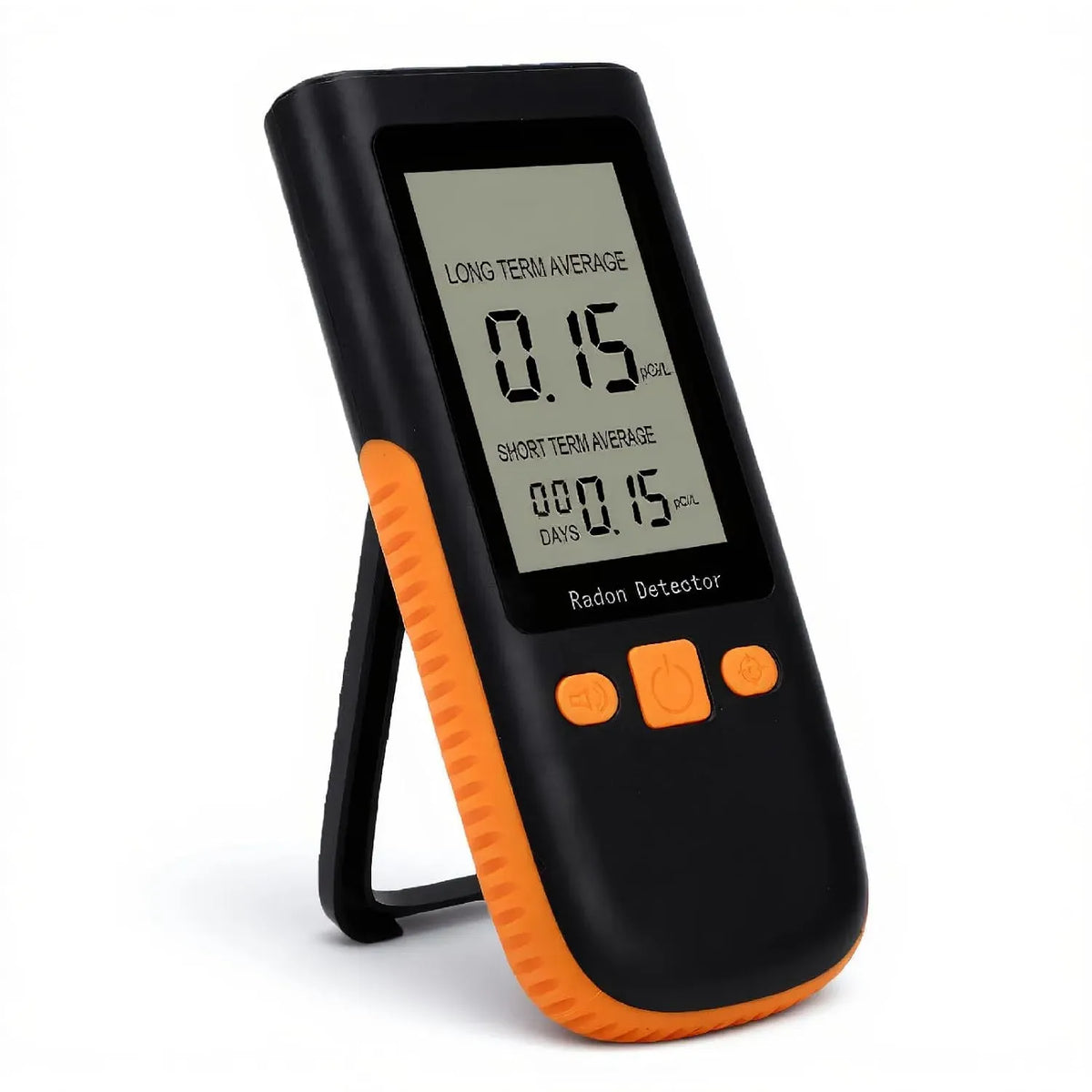 0-270pCi/L Rilevatore, Batteria, portatile, display LCD, per Casa Ufficio Scuola Hotel Cucina Camera