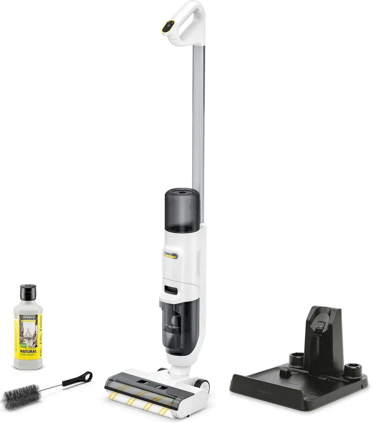 Kärcher FCV 2 Aspirapolvere, autonomia batteria: circa 5 minuti, 3 modalità di pulizia: aspira