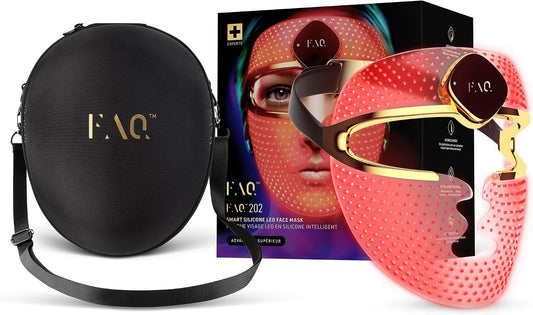 FAQ 202 202 Maschera Viso LED Wireless + Custodia Da Viaggio 200