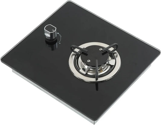 per roulotte, pannello in vetro temperato, per cucina, Stufa a gas per 290 x 325 mm, 1,8 KW, regolazione del fuoco, yacht, barca