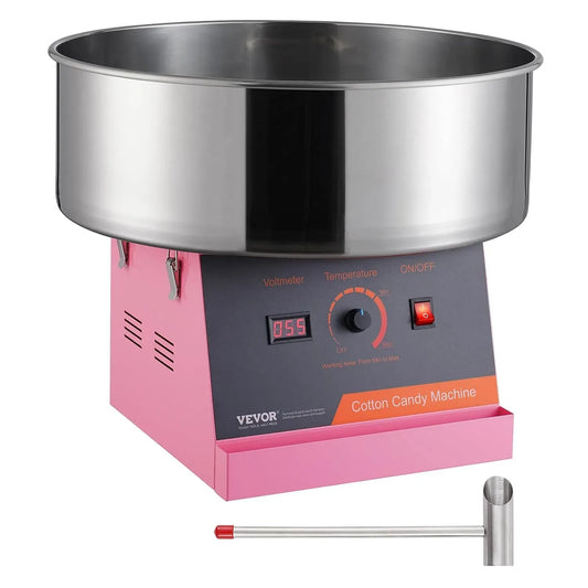VEVOR Macchina, 1000 W, professionale, acciaio inox, per Zucchero