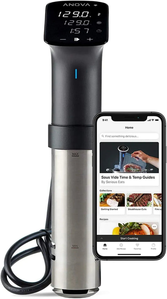 AN600-EU00 Cooker, 100 W, Wi-Fi, nero, per Cottura Sous Vide