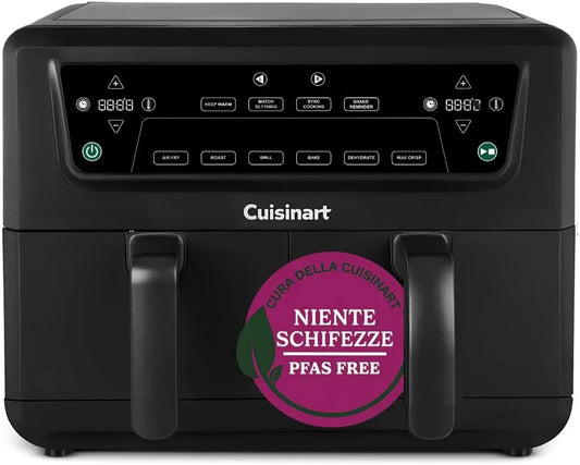 Friggitrice ad aria, friggitrice elettrica senza olio, Cuisinart Air Fryer XXL Zona Doppia