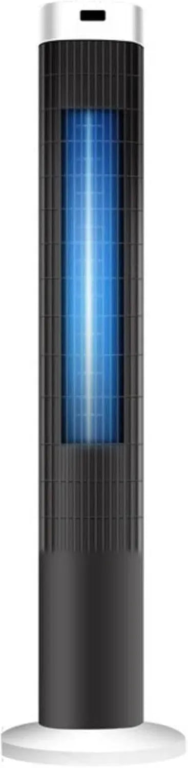 Condizionatore, portatile, 3 velocità, raffreddatore oscillante senza pale a 80°, silenzioso ventilatore a torre con 3 velocità e modalità