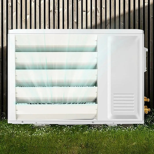 Condizionatore, acciaio inox, griglie di copertura in acciaio zincato