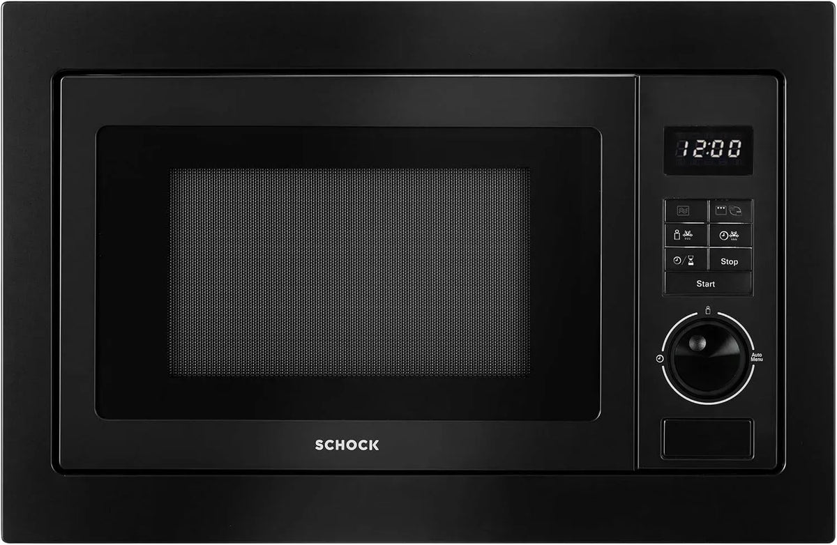 Forno a microonde SMI253BK, da incasso, acciaio inox, nero, SCHOCK