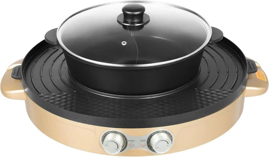 Pentola e padella, 2200 W, rivestimento antiaderente