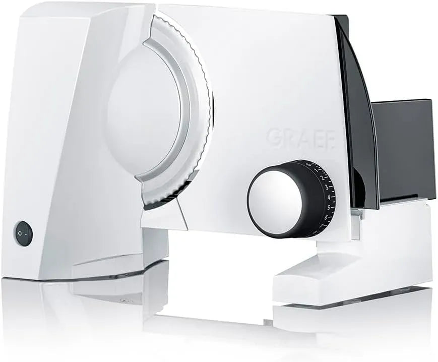 GRAEF S 10001 affettatrice, affettatrice per alimenti, 170 W, nero, alluminio