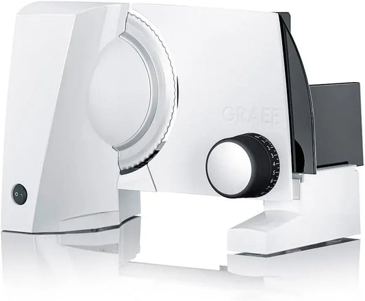 GRAEF S 10001 affettatrice, affettatrice per alimenti, 170 W, nero, alluminio
