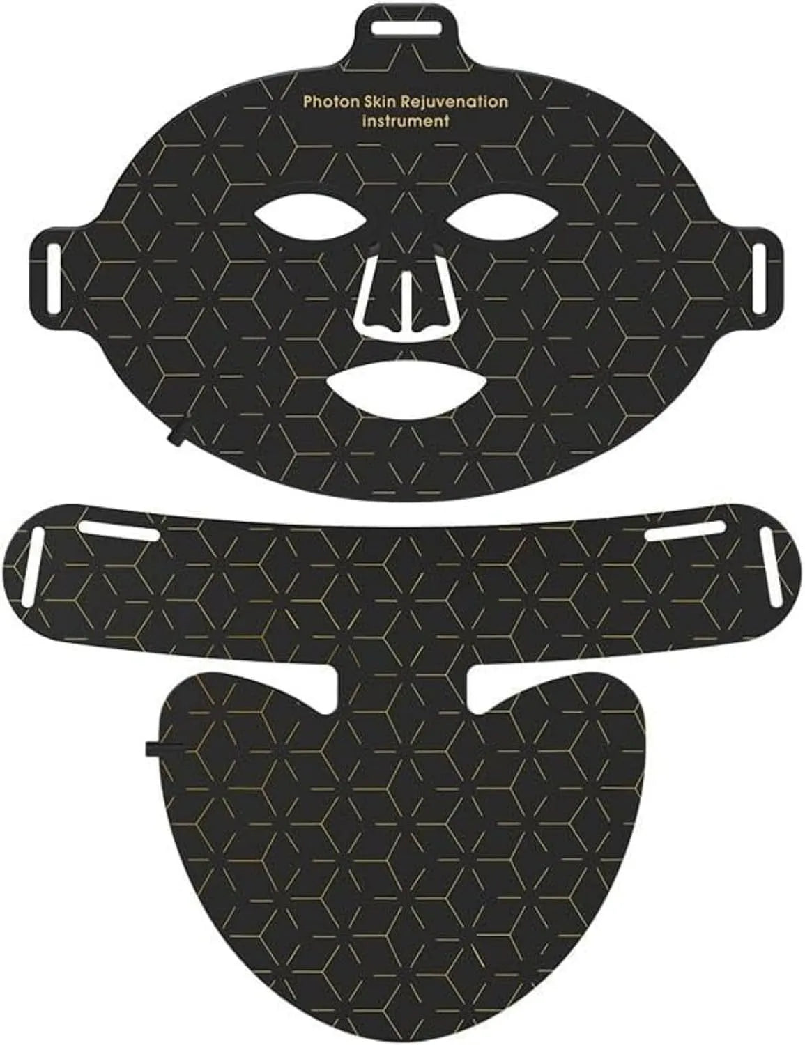 anti-invecchiamento, Maschera viso e collo a LED per terapia della luce rossa, per adatta per tutti i tipi di pelle a casa e spa, rassodante e