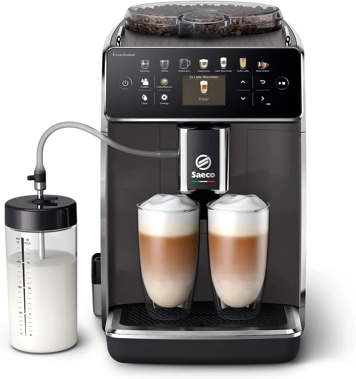 Saeco Montalatte, cappuccinatore, 14 Bevande, macchina da caffè elettrica