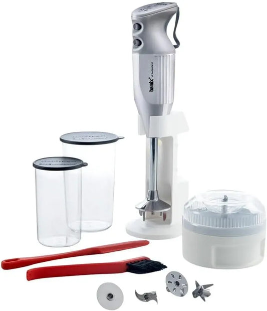 Frullatore, 300 W, bamix M350, bianco, 4 attrezzi, 2 bicchieri, MAXX