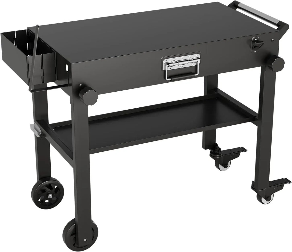 Carrello, Supporto, Tavolo, Grill, portatile, esterno, ruote di trasporto, per Blackstone Griddle
