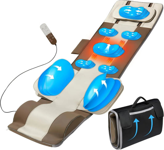 Tappetino, 3 livelli, effetto 3D, funzione riscaldante, per tutto il corpo