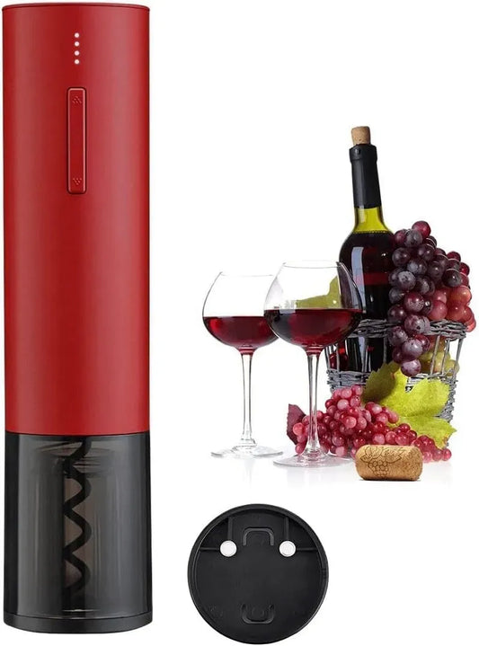 Apribottiglie Elettrico, Red, per Cavatappi Automatico Ricaricabile