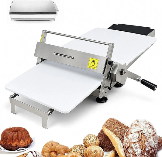 Macchina per impastare, 60x30cm, 25 mm, pasticceria, professionale, acciaio inox, per pasta