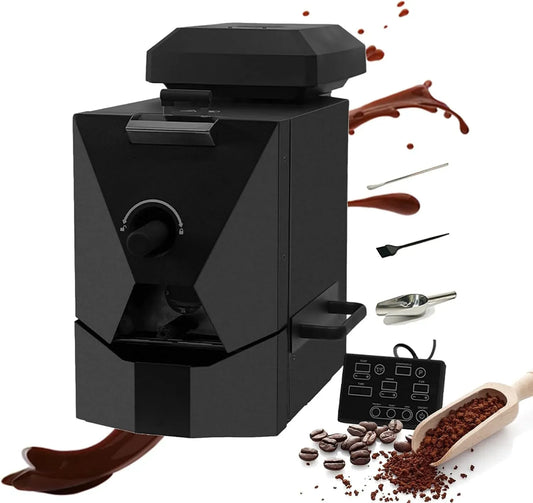 filtro, macchina da caffè elettrica, 3 programmi, 400 g, per chicchi di caffè da 400 g