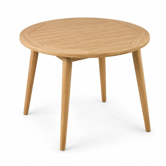 Tavolo da pranzo rotondo in legno naturale ? 100 cm