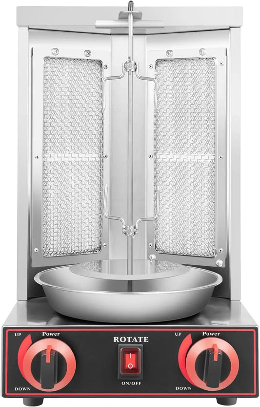 Asciugatrice, 3000 W, grill, acciaio inox, DöNergrill Per la Casa, Griglia da tavolo in acciaio inox