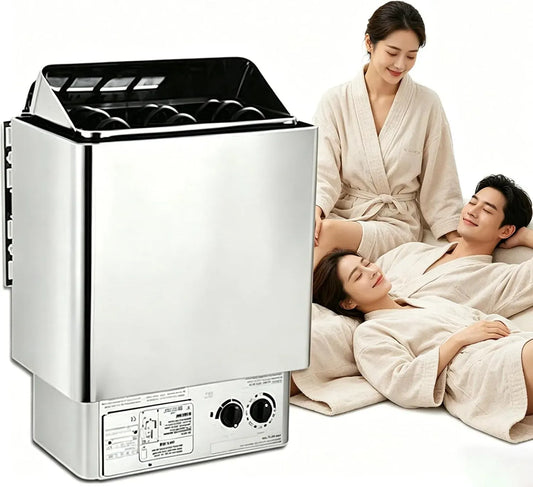 Supporto, 0 a 80 °C, 3.0 KW, timer, professionale, acciaio inox, per Sauna