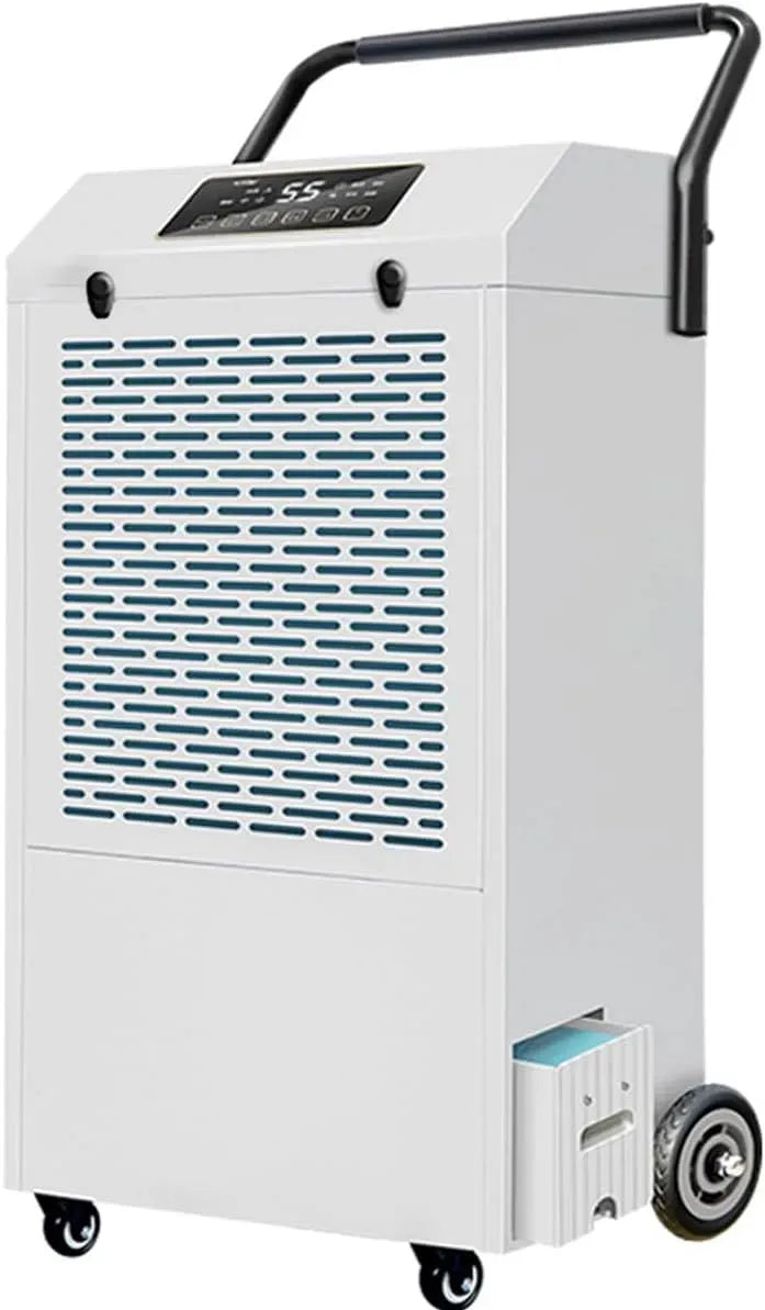 Deumidificatore, 60 L, portatile, timer, industriale, ampio serbatoio, professionale, deumidificatori industriali da 100 m2 con timer 24 ore