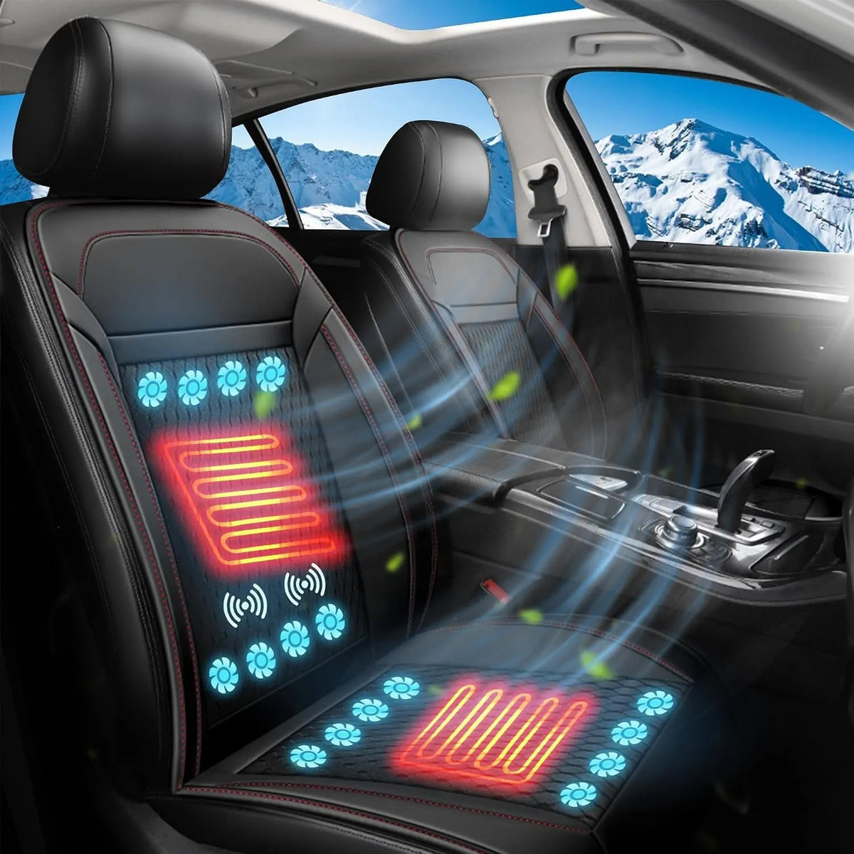 3-in-1 cuscino, 12 V, per auto con cuscino massaggiante 3-in-1