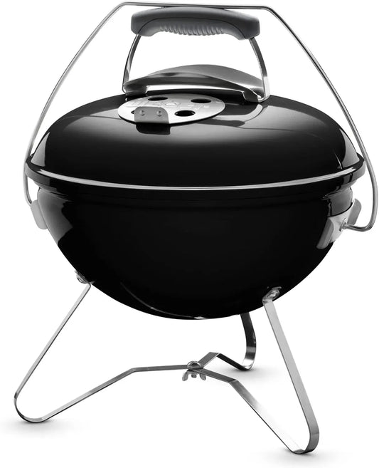 Barbecue, 37 cm, portatile, nero, braciere, Weber Barbecue a carbone Smokey Premium/Design portatile