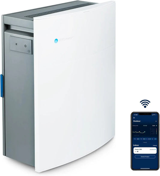 Purificatore d'aria, BLUEAIR 280i 52m, Classic HEPA con filtro SmokeBlock