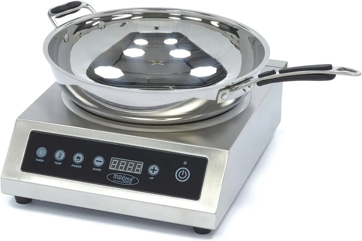 Piastra, 3500 W, ristorazione, Professional, Catering Induction Wok/Wok Burner Professional 3500W