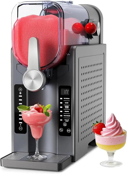 Macchina per frullati, Macchina per Bevande, Macchina per Granite, 1,6 L, professionale, acciaio inox, per Bevande ghiacciate Professionale da 1