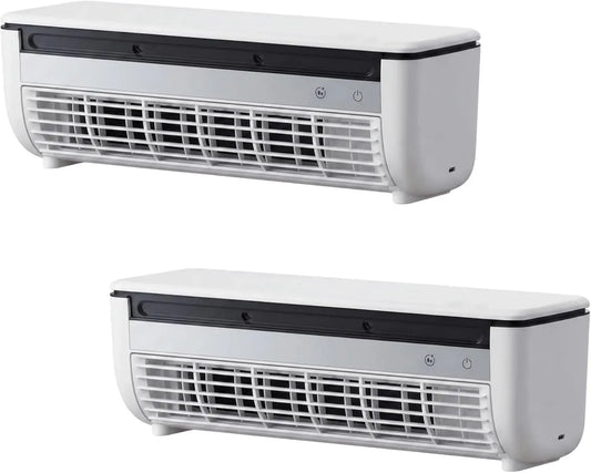 Ventilatore, portatile, ventola per circolazione dell'aria, Ventilatore nebulizzabile da tavolo e da parete portatile