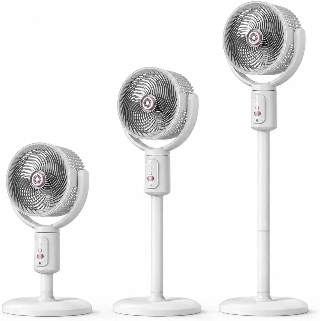 Ventilatore, ventola per circolazione dell'aria, colonna, Ventilatore a colonna da interno ricaricabile