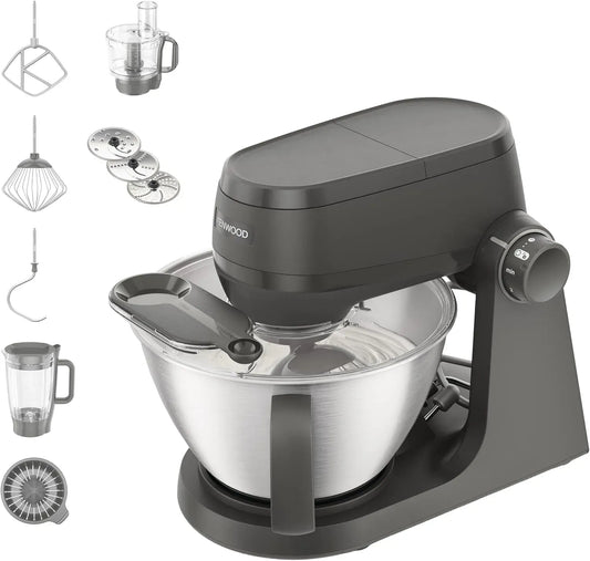 Kenwood KHC30.050GY Frullatore, pizza, grigio, di Impasto Pane e Pizza, 1.7 kg