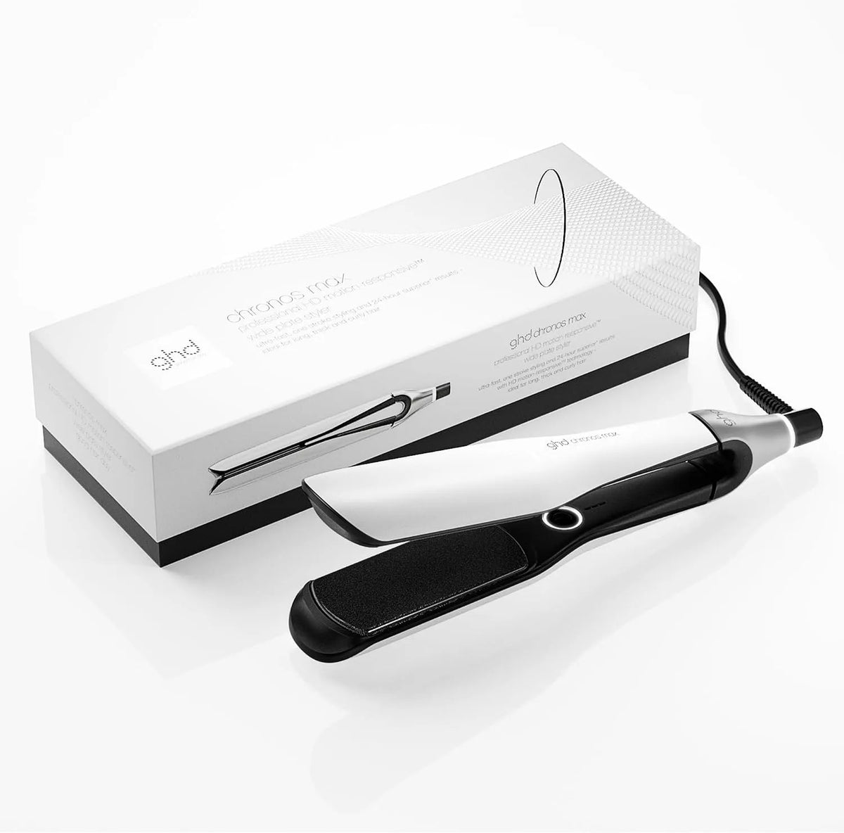 Piastra per capelli, lisciacapelli, bianco, lisciacapelli elettrico, ghd Chronos Max