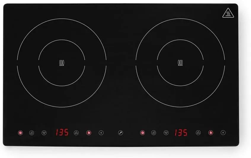 Piano cottura a induzione, 3500 W, 35 a 240 °C, 230 V, piastra a induzione, HENDI, Boost, touch, timer, portatile, acciaio inox, nero, 608x370x