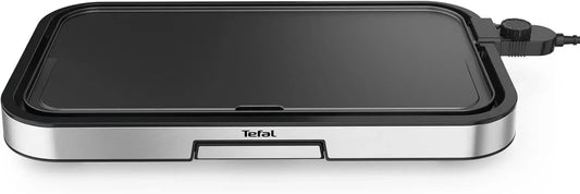 Tefal CB631D Plancha, Grill, 2300 W, rivestimento antiaderente, acciaio inox, cucina sana