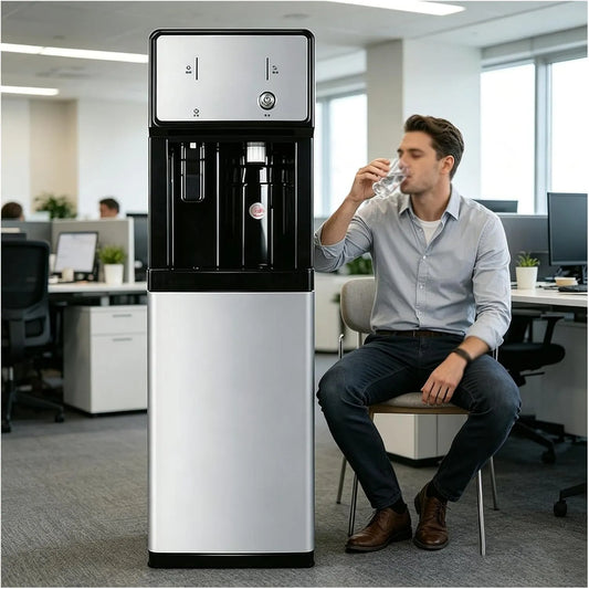 Macchina Per Acquas, Distributore, Dispenser, libera installazione, professionale, funzione riscaldante, per Acquas Commerciale Per Uso Domestico