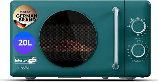 Forno a microonde, 20 L, MEDION, grill, blu, microonde da cucina